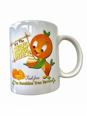 Disney Orange Bird Citrus Swirl Mug Ceramic Walt Disney World Auth Merch